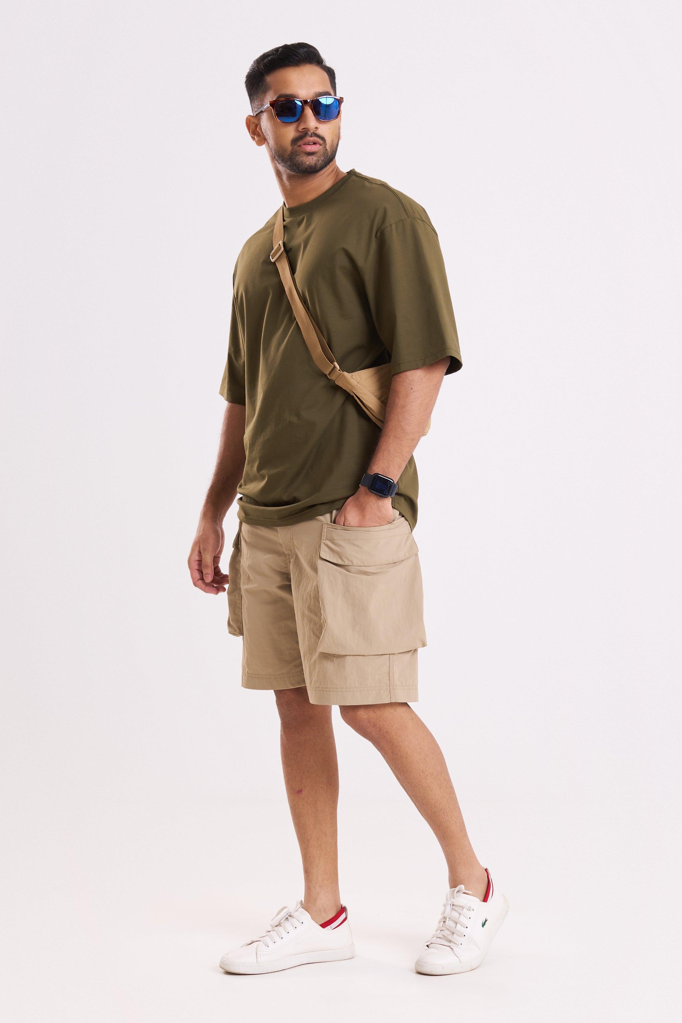 FOREST GREEN OVERSIZED T-SHIRT