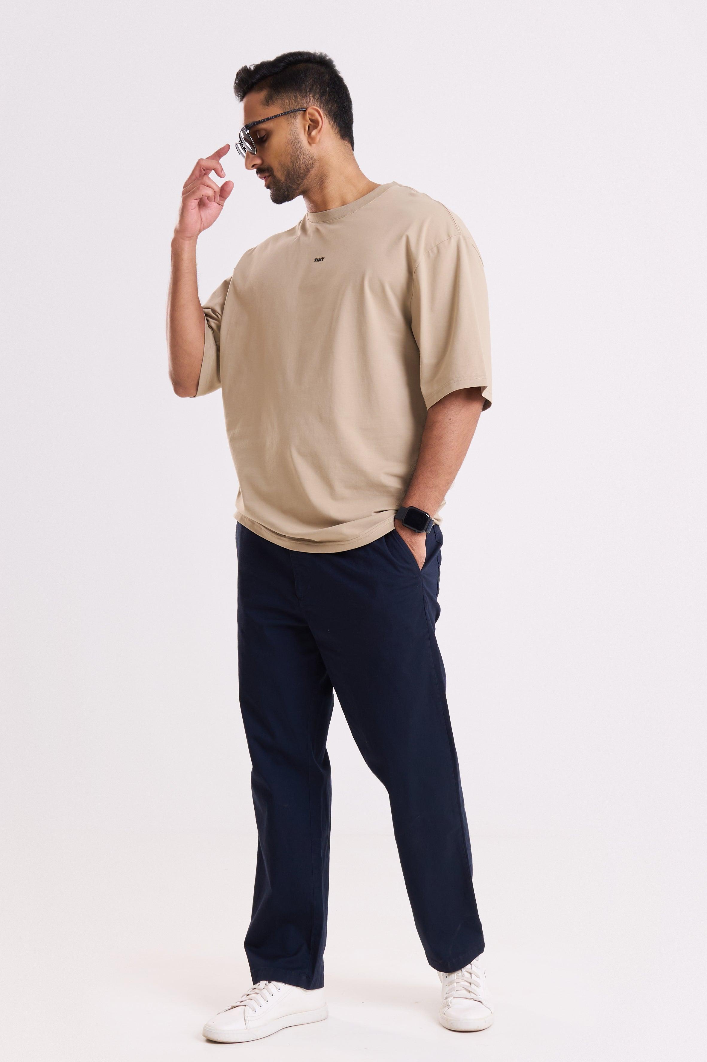 DESERT KHAKI OVERSIZED T-SHIRT